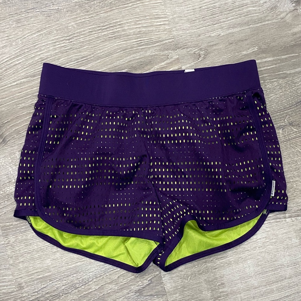 Champion Purple & Lime Athletic Shorts - Picture 1 of 3